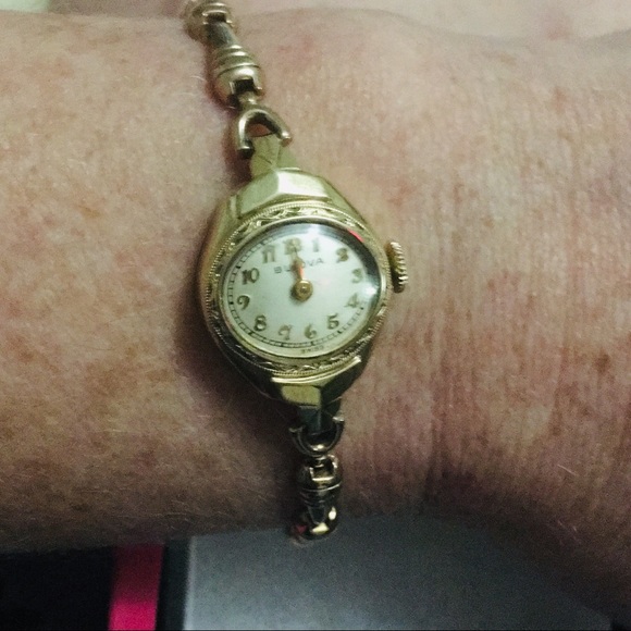 1936 Great Condition Bulova Watch winding Works!!!